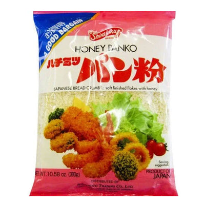 Shirakiku Honey Panko (8 oz or 10.58 oz)